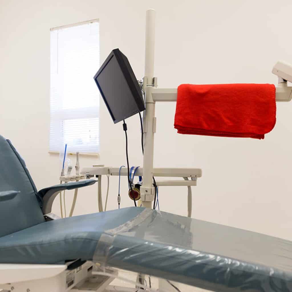 Dental Chair with Monitor for Dental Patients at the West Liberty, IA, North Liberty, IA and Muscatine, IA Dental Offices | Gentle Family Dentists