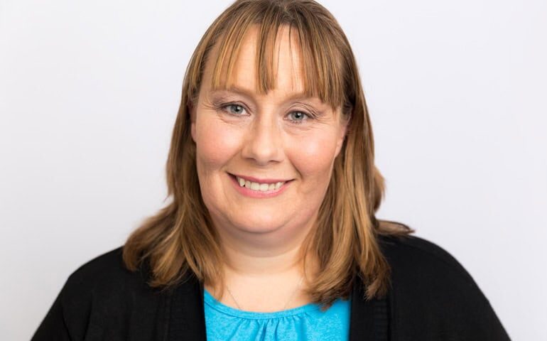 Chubby Lady Smiling | Gentle Family Dentists | West Liberty, IA, North Liberty, IA, and Muscatine, IA