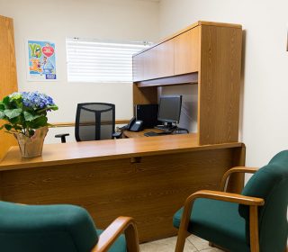 Consultation Area at Muscatine, IA Dental Office | Gentle Family Dentists